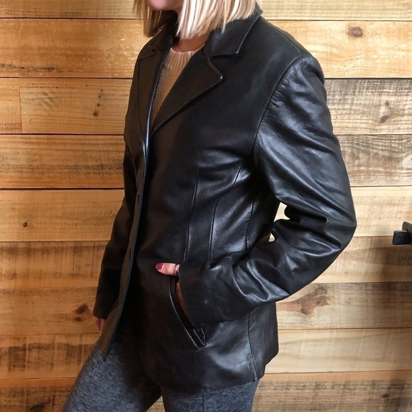 Wilson leather pelle studio leather jacket - Picture 6 of 8